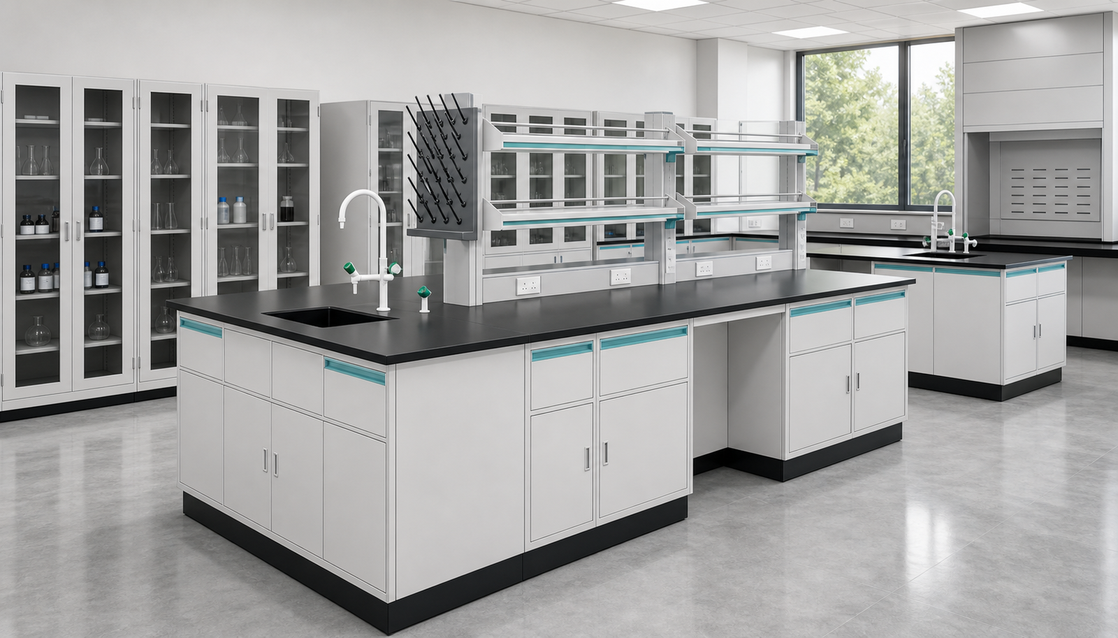 All steel laboratory bench manufacturing and project solution