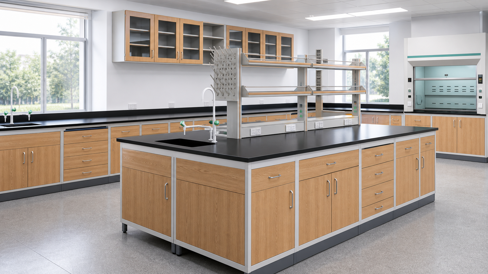 Steel Wood Lab Bench